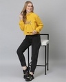 Shop Women's Yellow Printed Stylish Casual Sweatshirt