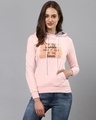 Shop Women's Pink Printed Stylish Casual Sweatshirt-Front