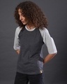 Shop Women's Black Colorblock Regular Fit Top-Full