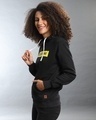 Shop Women's Black Printed Regular Fit Sweatshirt-Full