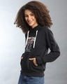 Shop Women's Black Printed Regular Fit Sweatshirt-Full