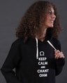 Shop Women's Black Printed Regular Fit Sweatshirt