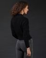 Shop Women's Black Regular Fit Sweater-Design