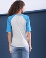 Shop Women's Blue Colorblock Regular Fit Top-Design