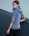 Shop Women's Blue Printed Regular Fit Sweatshirt-Design