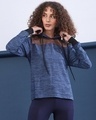 Shop Women's Blue Regular Fit Jackets-Front