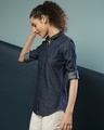 Shop Women's Blue Regular Fit Shirt-Full