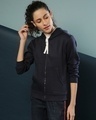 Shop Women's Blue Regular Fit Sweatshirt-Full