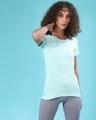 Shop Women's Blue Regular Fit T Shirt-Front