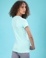 Shop Women's Blue Regular Fit T Shirt-Design