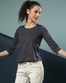 Shop Women's Blue Regular Fit Top-Full