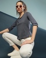 Shop Women's Blue Regular Fit Top