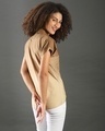 Shop Women's Brown Regular Fit Shirt-Design