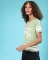 Shop Women's Green Printed Regular Fit Top-Full
