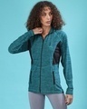 Shop Women's Green Regular Fit Jackets-Front