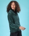Shop Women's Green Regular Fit Sweatshirt-Full