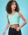 Shop Women's Green Regular Fit Top-Front