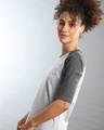 Shop Women's Grey Colorblock Regular Fit Top