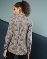 Shop Women's Grey Floral Print Regular Fit Shirt-Design