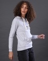 Shop Women's Grey Printed Regular Fit Sweatshirt-Full