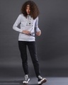 Shop Women's Grey Printed Regular Fit Sweatshirt