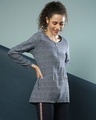 Shop Women's Grey Regular Fit Blazer-Full