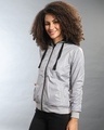 Shop Women's Grey Regular Fit Jackets-Full
