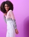 Shop Women's Multicolor Colorblock Regular Fit Sweater-Full