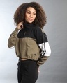 Shop Women's Multicolor Colorblock Regular Fit Sweatshirt-Full