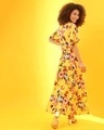 Shop Women's Multicolor Floral Print Regular Fit Dress-Design