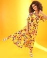 Shop Women's Multicolor Floral Print Regular Fit Dress-Full
