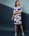 Shop Women's Multicolor Printed Regular Fit Dress-Front