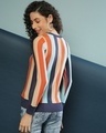 Shop Women's Multicolor Stripe Regular Fit Sweater-Design