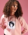 Shop Women's Pink Printed Regular Fit Sweater