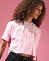 Shop Women's Pink Printed Regular Fit Top