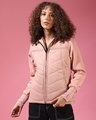 Shop Women's Pink Regular Fit Jackets-Front