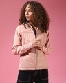 Shop Women's Pink Regular Fit Jackets-Full