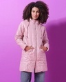 Shop Women's Pink Regular Fit Jackets-Front