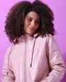 Shop Women's Pink Regular Fit Jackets-Full