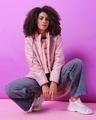 Shop Women's Pink Regular Fit Jackets