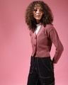 Shop Women's Pink Regular Fit Sweater-Full