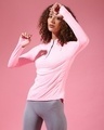 Shop Women's Pink Regular Fit T Shirt-Front