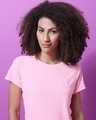 Shop Women's Pink Regular Fit T Shirt