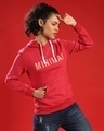 Shop Women's Red Printed Regular Fit Sweatshirt-Full