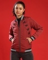 Shop Women's Red Regular Fit Jackets-Front