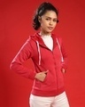 Shop Women's Red Regular Fit Sweatshirt-Full