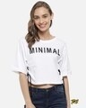 Shop Women's  Stylish New Trends Printed Drawstring Casual Top-Front