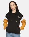 Shop Women's Stylish Solid Casual Hooded Sweatshirts-Front
