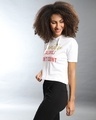 Shop Women's White Printed Regular Fit Top-Full