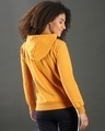 Shop Women's Yellow Printed Regular Fit Sweatshirt-Design